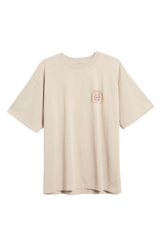 Shop Id Supply Co Hawk Valley Ranch Cotton Graphic T-shirt In Brown