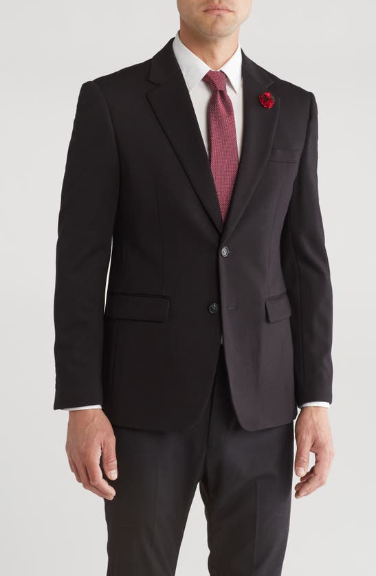 Tahari Slim Fit Sport Coat In Black