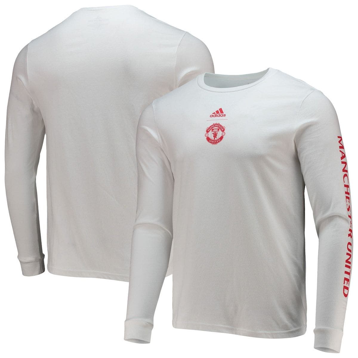 adidas White Manchester United Crest 
