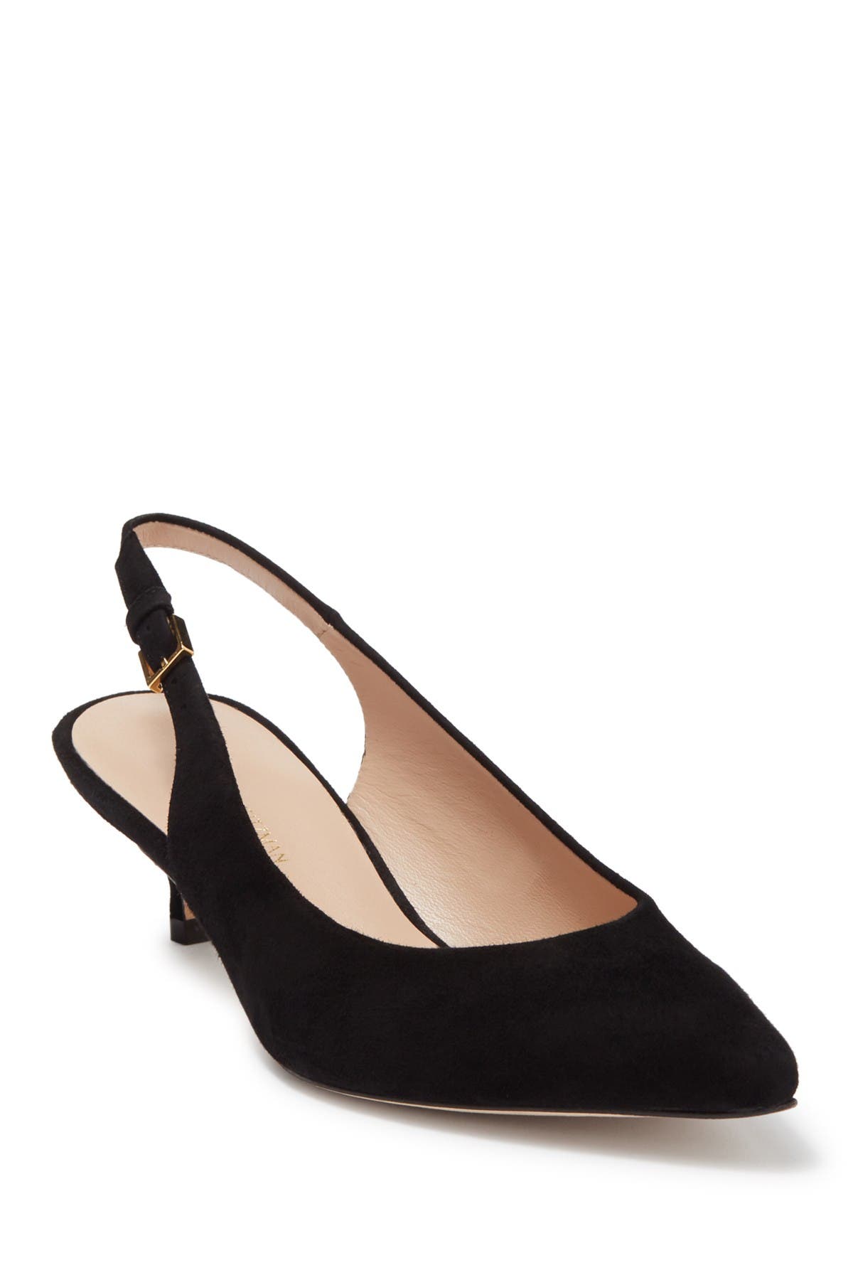stuart weitzman kitten heel pumps