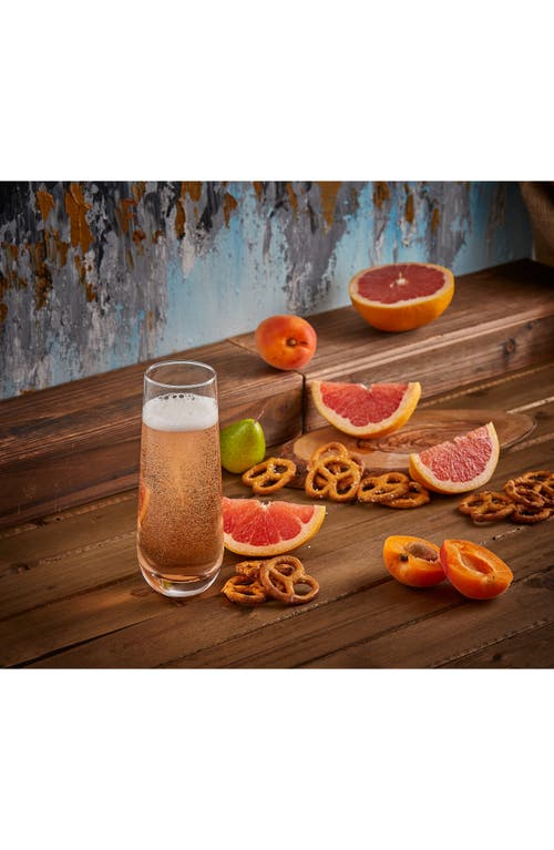 JOYJOLT JOYJOLT MILO SET OF 4 STEMLESS CHAMPAGNE GLASSES 