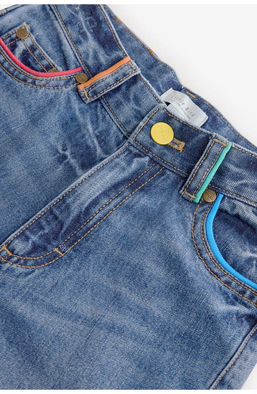 Shop Little Bird Kids' Embroidered Jeans In Blue