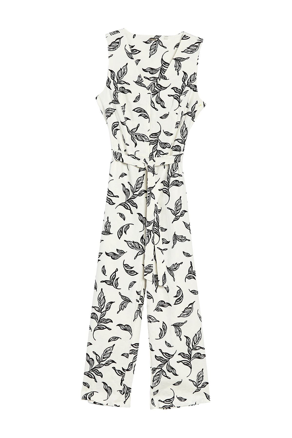 tahari white jumpsuit