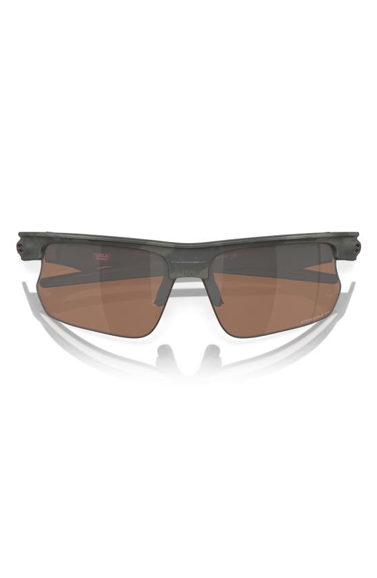 OAKLEY OAKLEY BISPHAERA 68MM PRIZM™ GRADIENT OVERSIZE POLARIZED RECTANGULAR SUNGLASSES