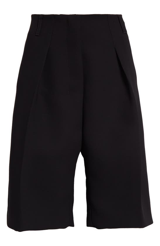 Shop Jacquemus Le Bermuda Ovalo Tailored Shorts In Black