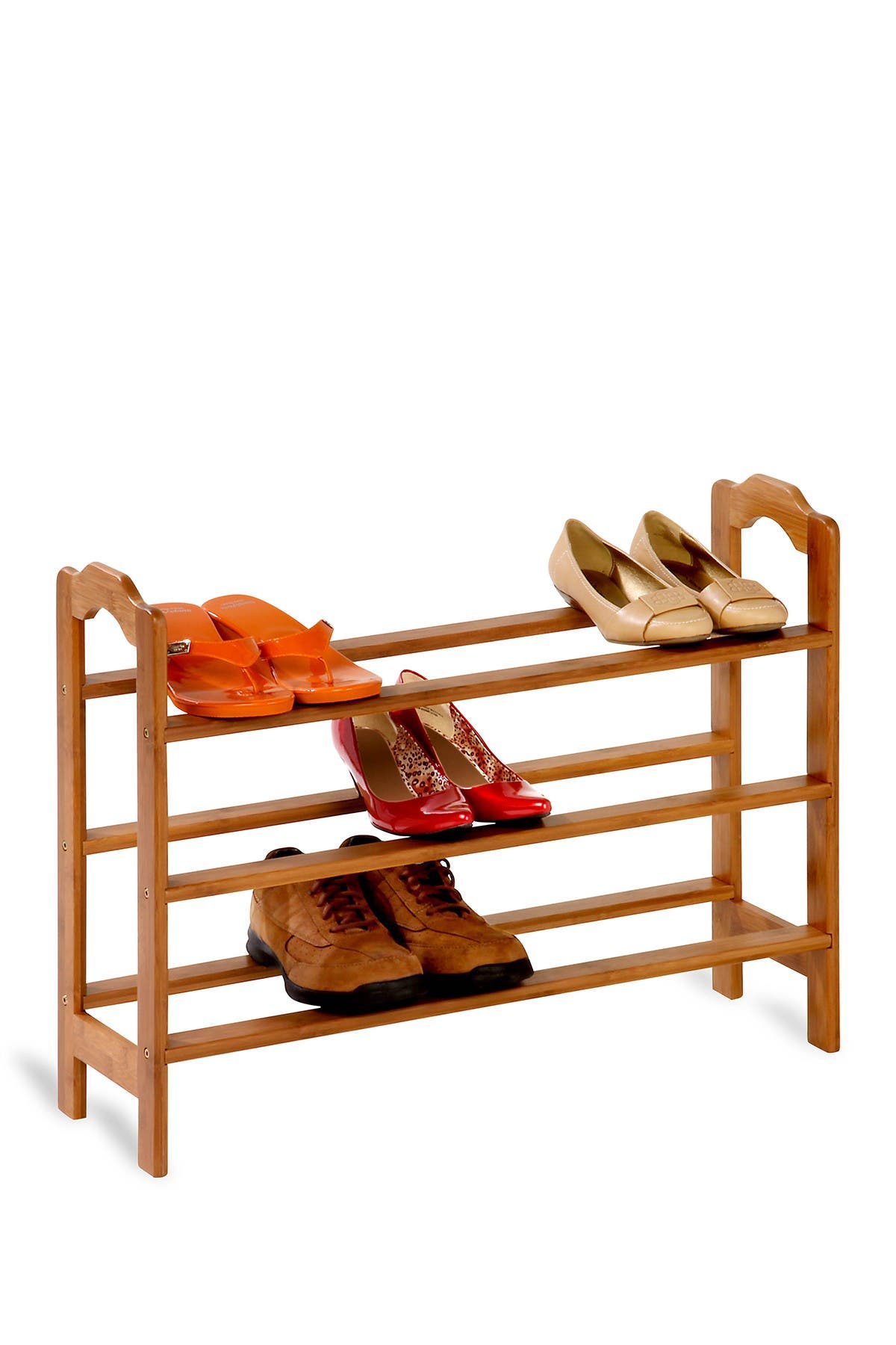 4 tier bamboo shoe rack on Honey Can Do Three Tier Bamboo Shoe Rack Nordstrom Rack
