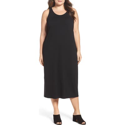 Plus Size Eileen Fisher Jersey Midi Dress