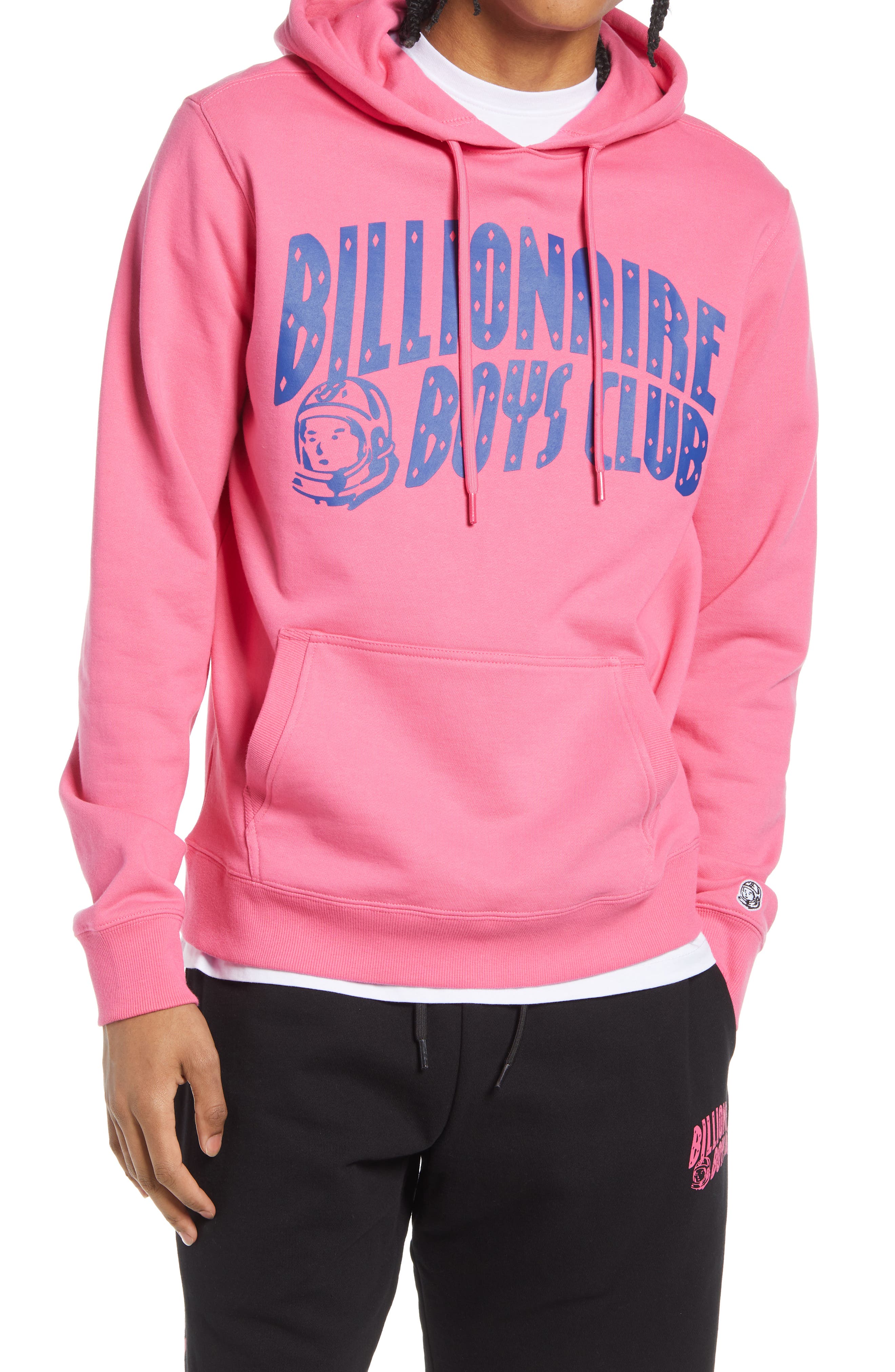 pink mens hoody