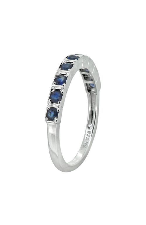 Ys Gems Sapphire Band Ring In Blue