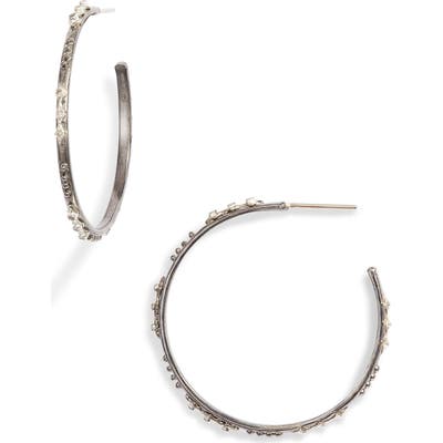 Armenta New World Crivelli Diamond Hoop Earrings