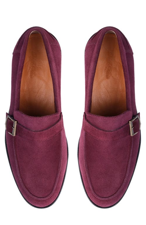 Vellapais Mingo Monk Shoe In Dark Red