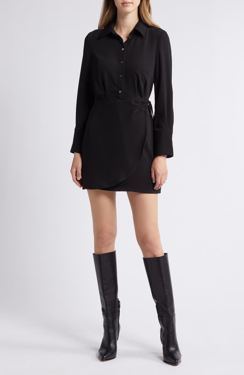 Sam Edelman Long Sleeve Sheath Shirtdress | Nordstrom