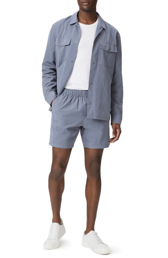 Paige Delman Shirt Jacket In Ink Pot