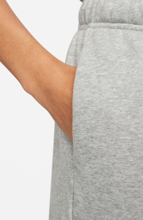 Nike Oversize Fleece Cargo Sweatpants In Gray