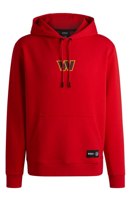 Shop Hugo Boss Boss <br>x Nfl Woodson Graphic Hoodie<br><br> In Washington Commanders