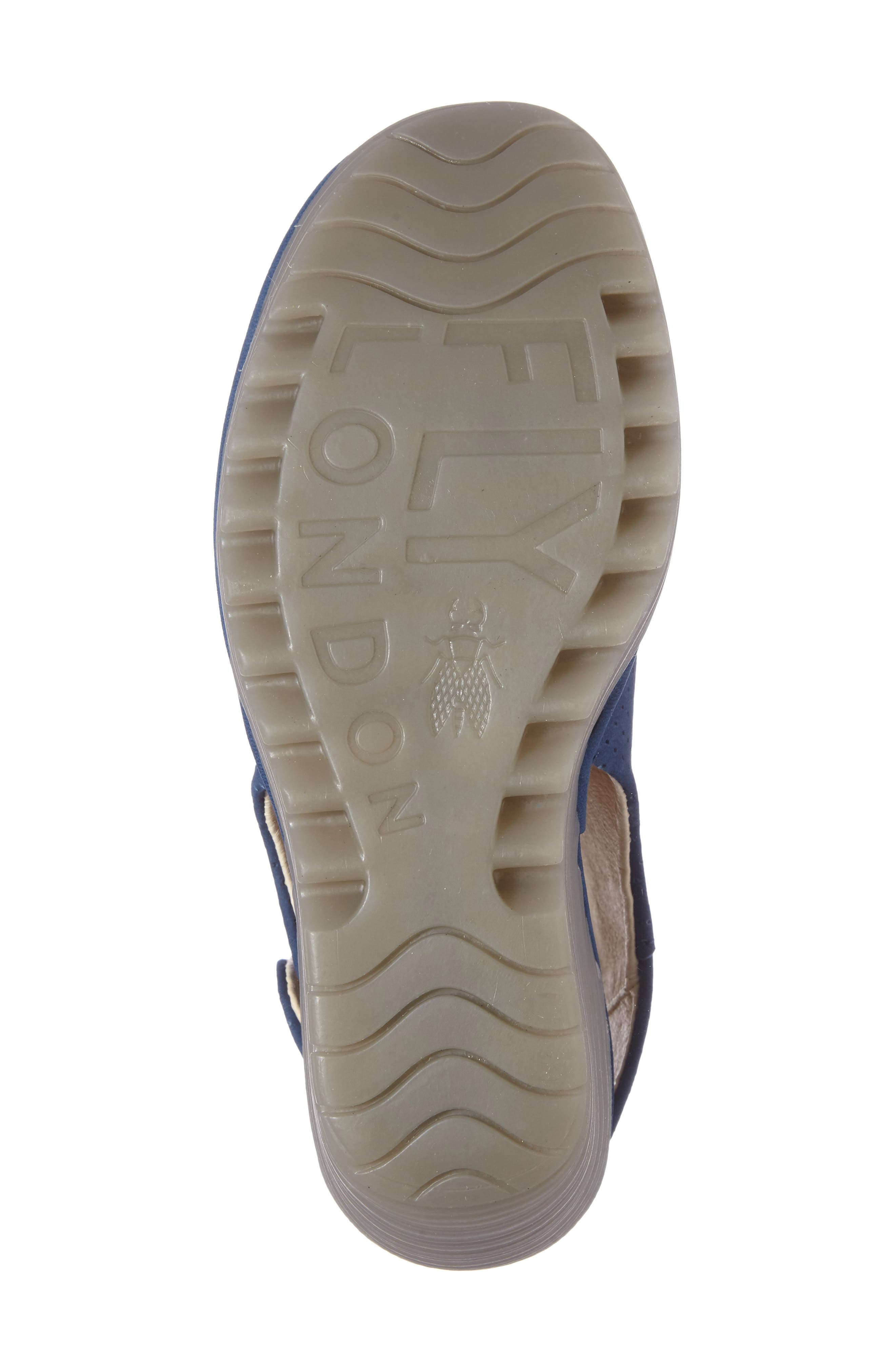 fly london open toe wedge