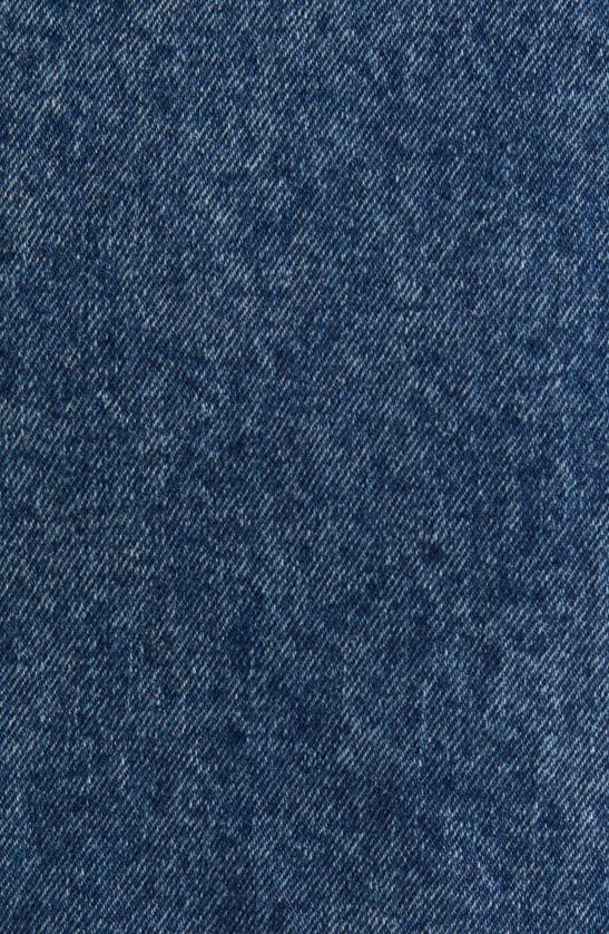 Shop Noisy May Lala Button Front Denim Miniskirt In Medium Blue Denim