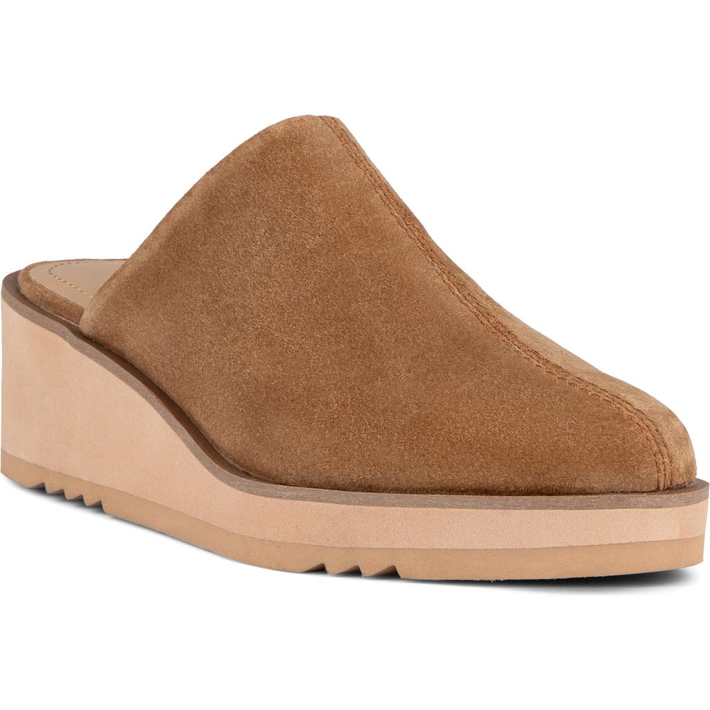 Shop Nydj Edmond Wedge Mule In Cognac