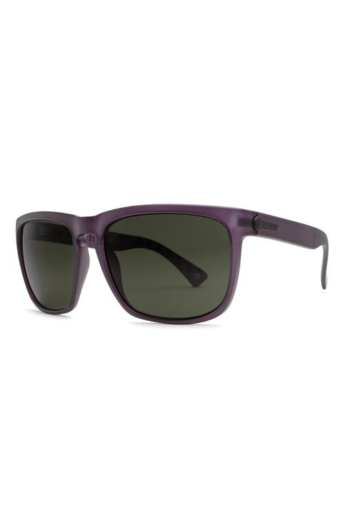 Shop Electric X Jason Momoa Knoxville Polarized Keyhole Sunglasses In Unity Purple/grey Polar