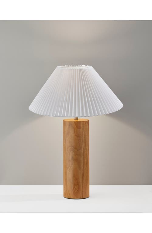 Adesso Lighting Marta Table Lamp In Natural Wood
