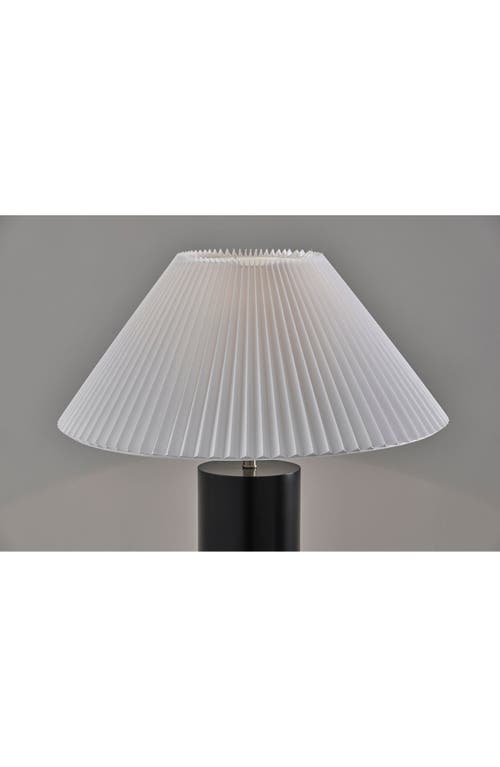 Adesso Lighting Marta Table Lamp In Black Wood
