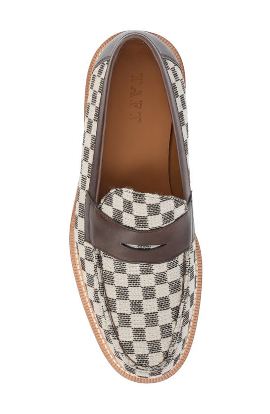 Shop Taft The Fitz Penny Loafer In Brown Check