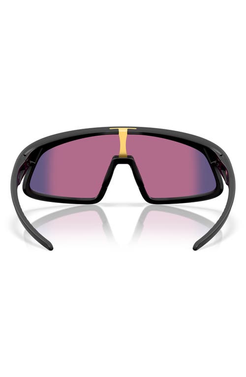 Shop Oakley Rslv 149mm Prizm™ Shield Sunglasses In Black Grey