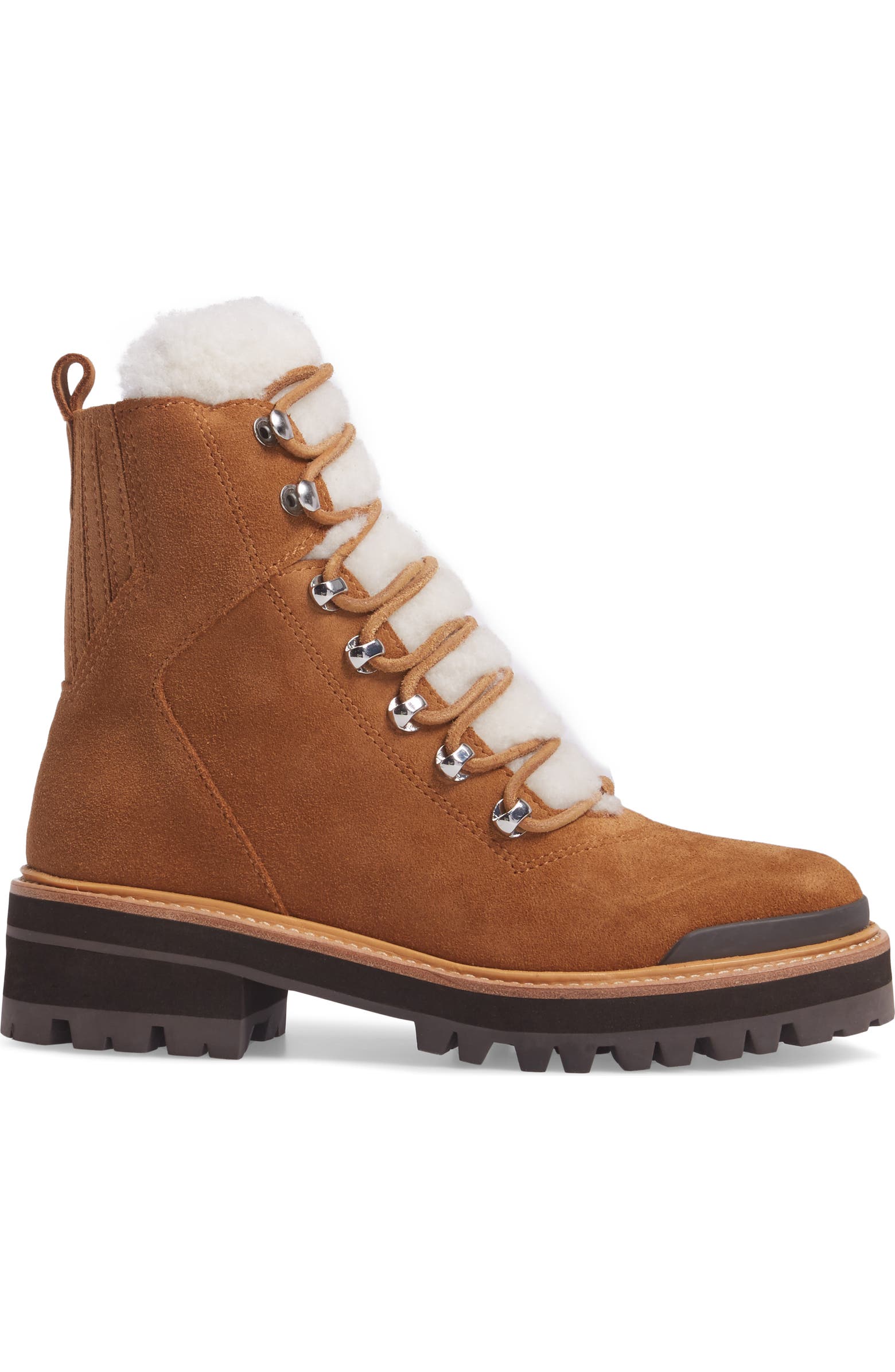 Marc Fisher LTD Izzie Genuine Shearling Lug Sole Boot (Women) | Nordstrom