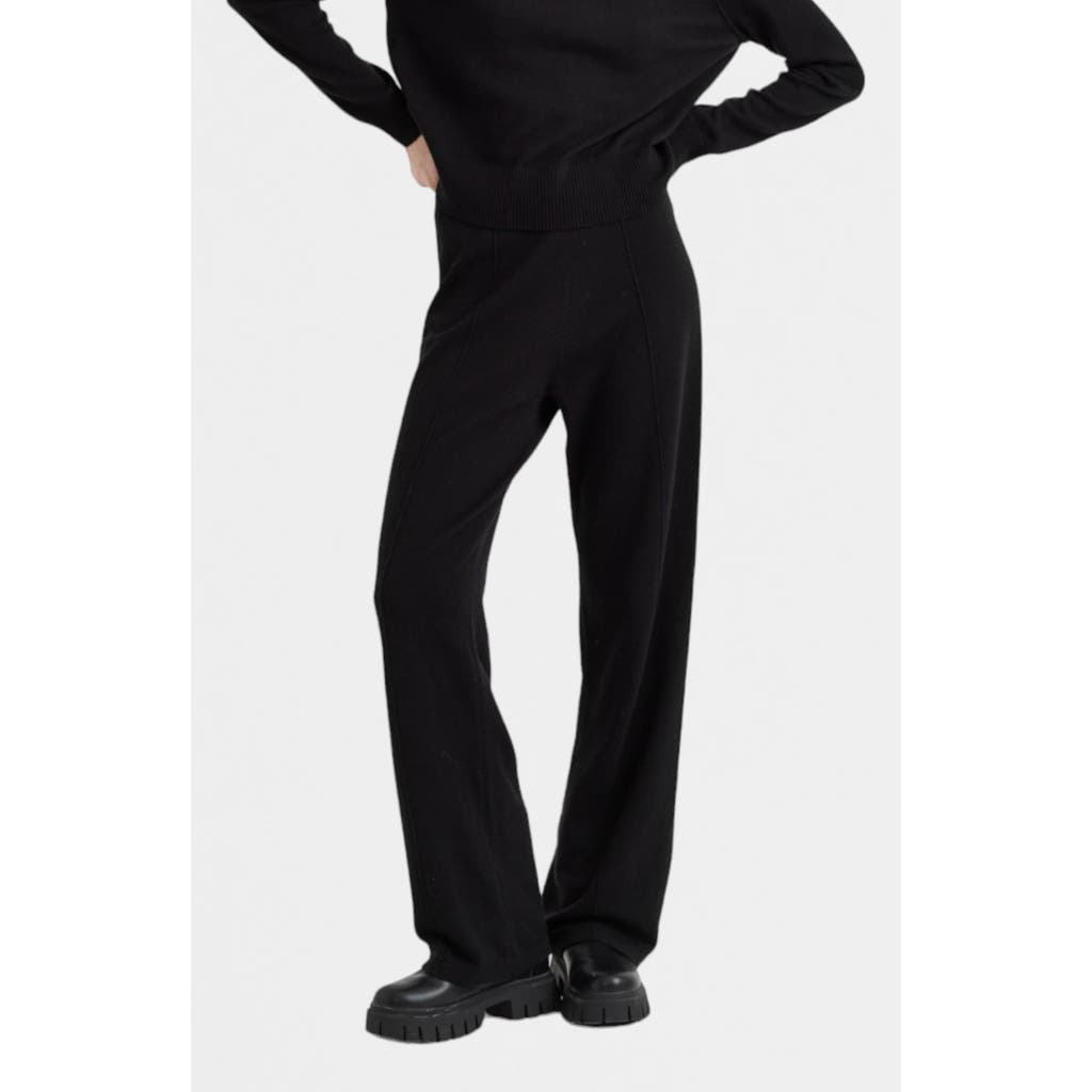 Chinti & Parker Wide-leg Track Pants In Black