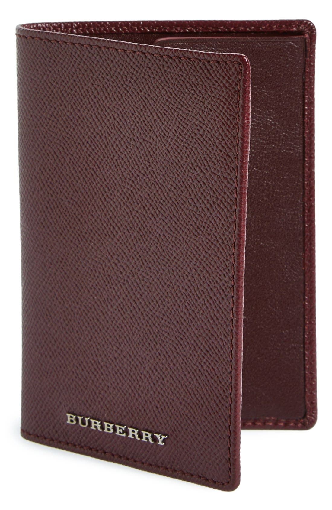Burberry Leather Passport Case | Nordstrom