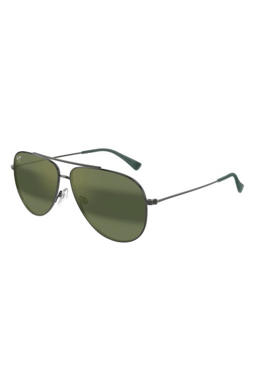 MAUI JIM MAUI JIM HAUOLI 59MM POLARIZEDPLUS2® AVIATOR SUNGLASSES