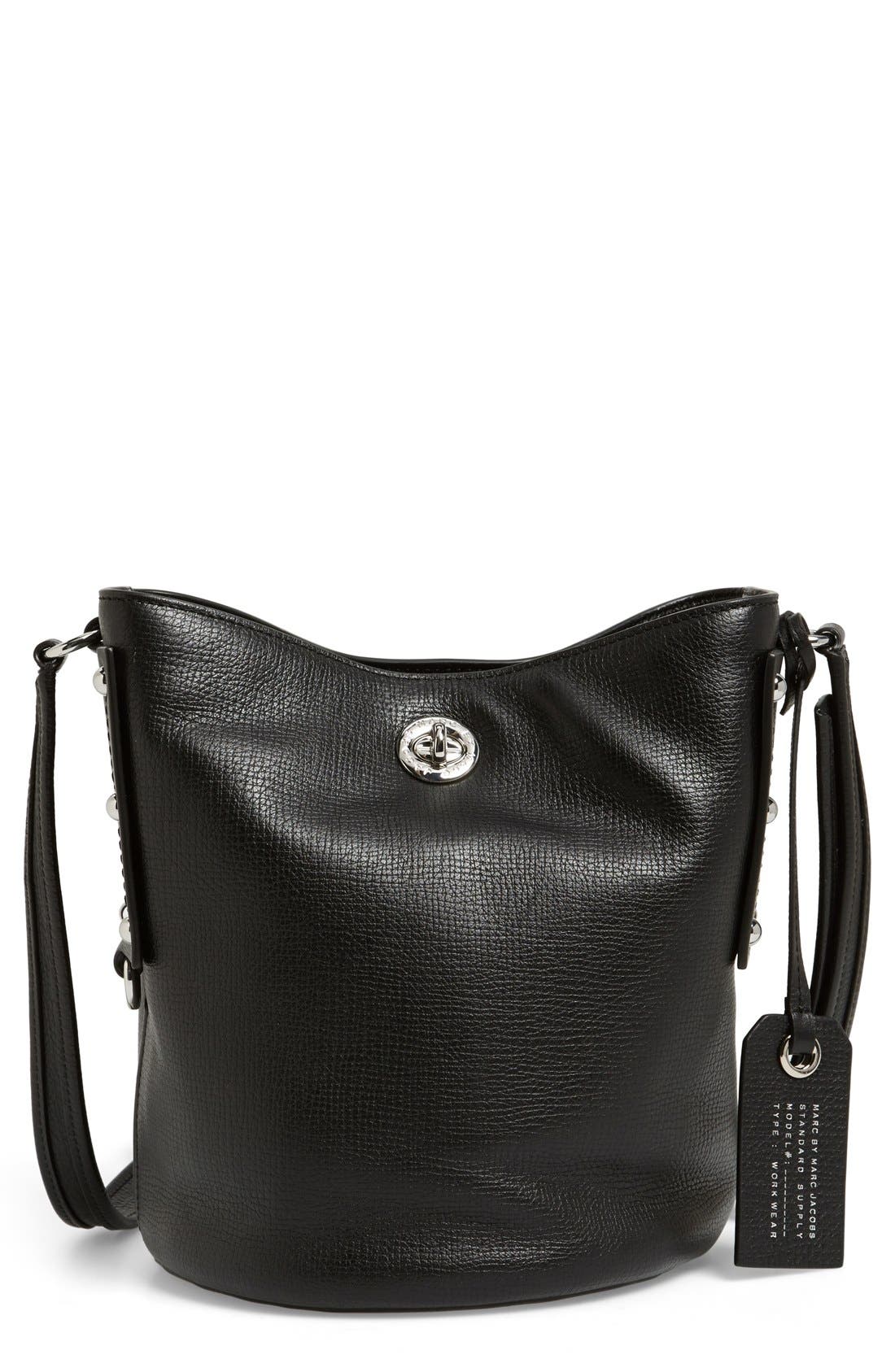 MARC BY MARC JACOBS 'CLock' Leather Bucket Bag Nordstrom