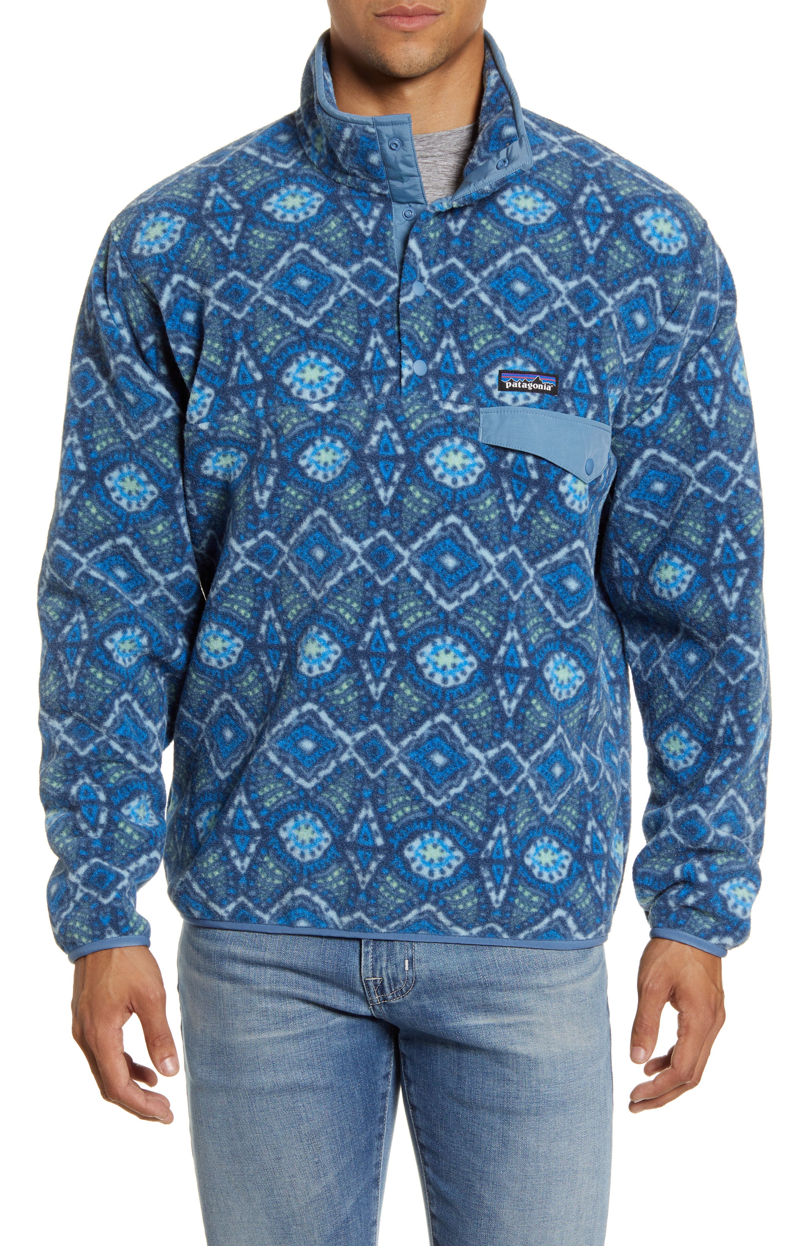 patagonia synchilla stone blue