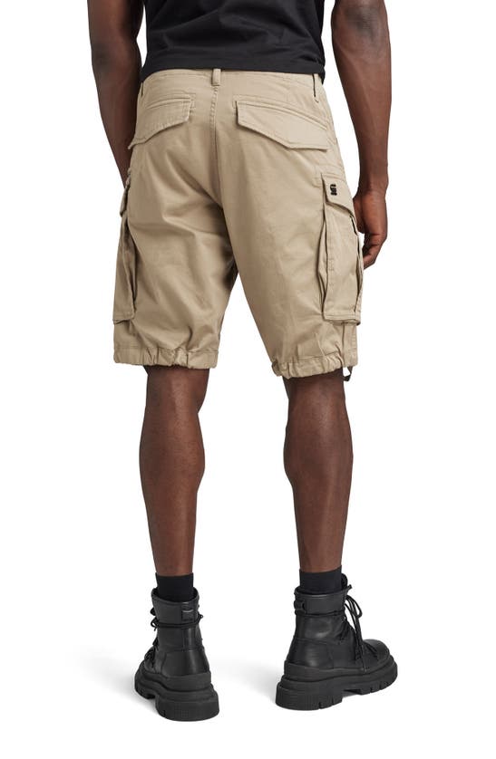 Shop G-star Raw Rovic Zip Loose Shorts In Dune