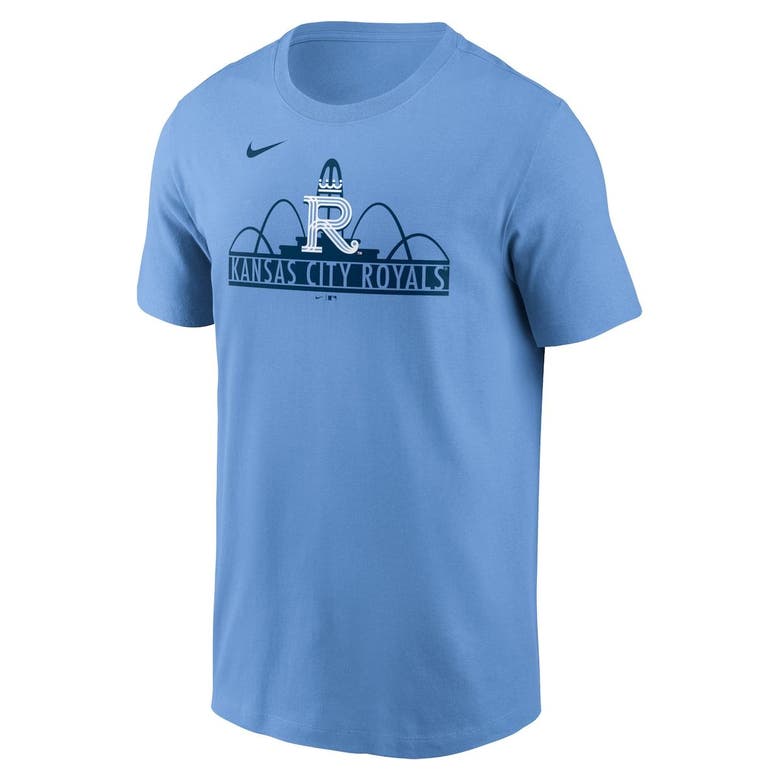 Men's Kansas City Royals Nike Light Blue 2022 City Connect Graphic T-Shirt