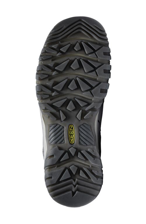 Keen Targhee Iv Waterproof Hiking Shoe In Alloy/granite Green