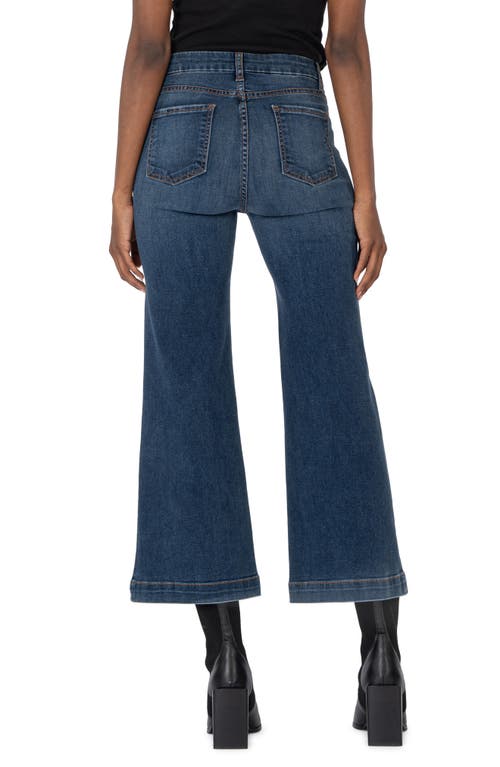 Shop Kut From The Kloth Meg Patch Pocket High Waist Wide Leg Jeans In Dandle