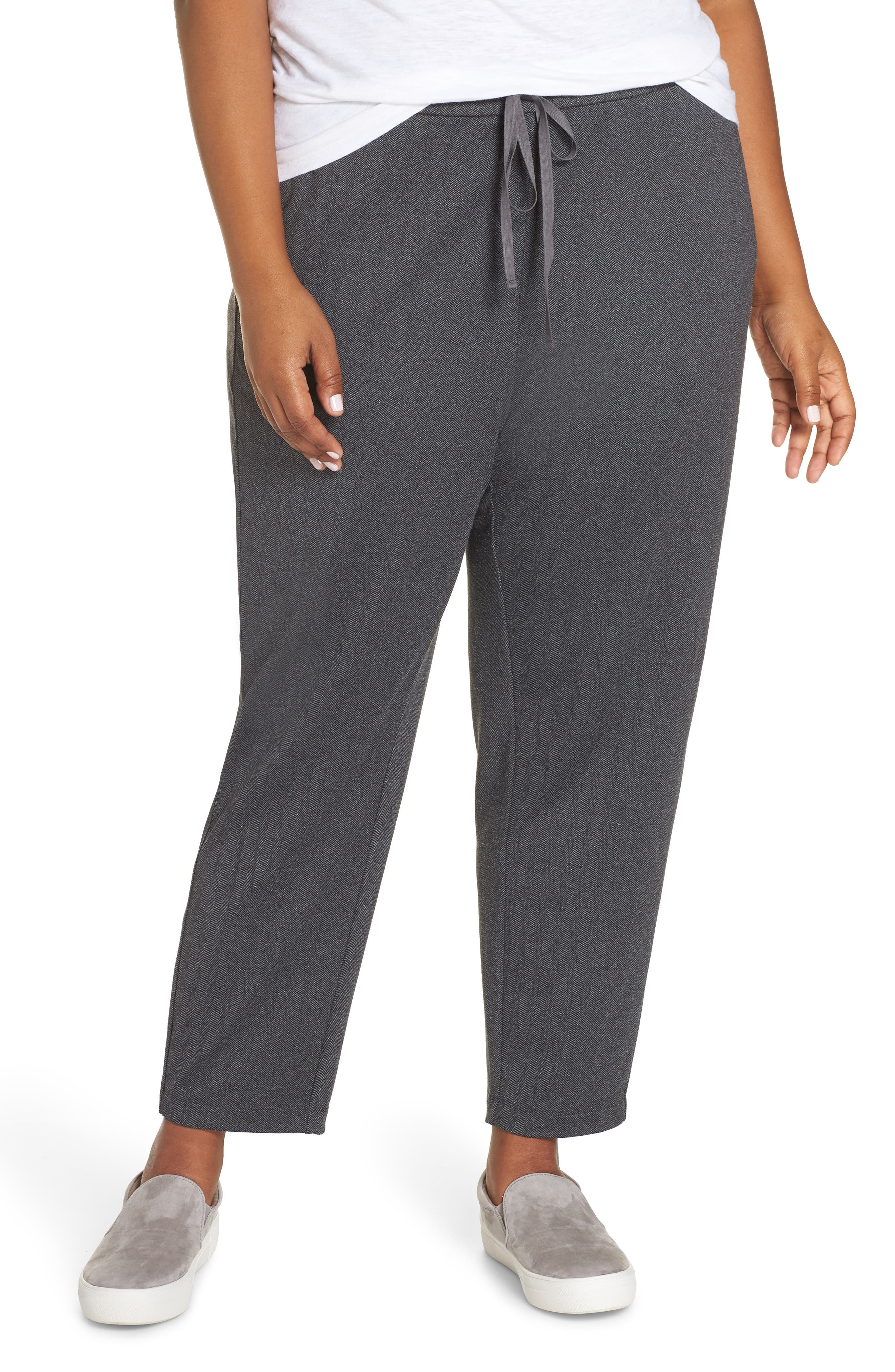 plus size drawstring pants