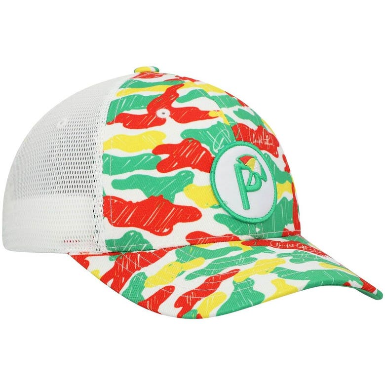 Shop Puma Green Arnold Palmer Invitational Multi Camo Snapback Hat