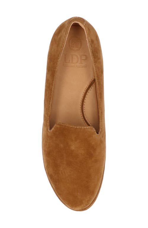 L'amour Des Pieds Carlow Platform Wedge Loafer In Coffee