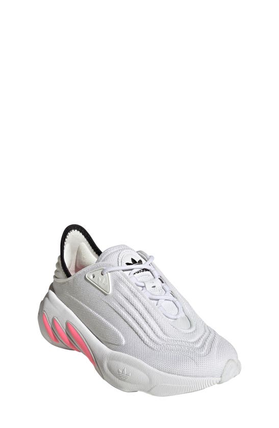 Adidas Originals Adidas Big Kids' Originals Adifom Sltn Casual Shoes In White/beam Pink/grey