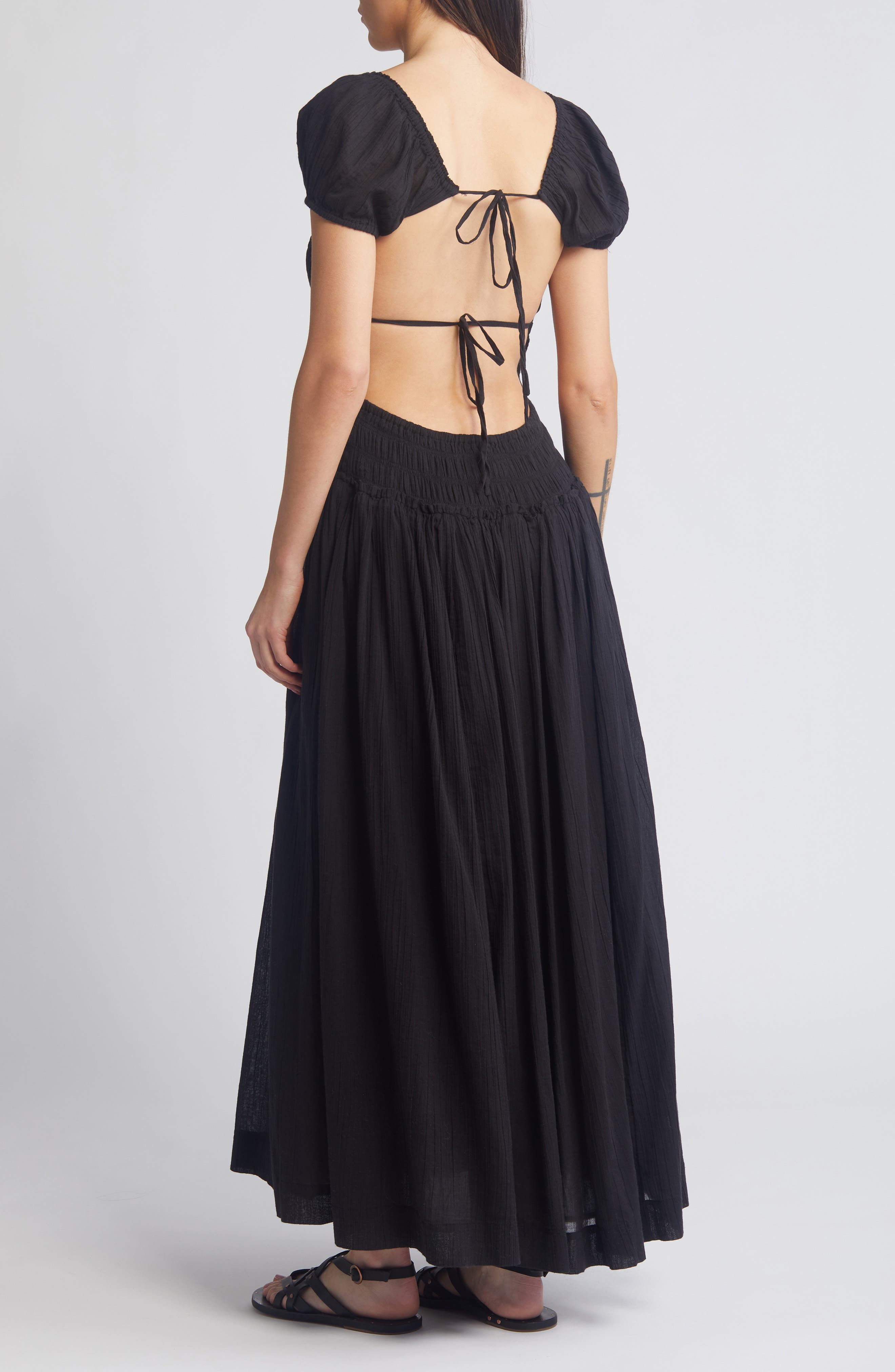 feeling bonita strappy back maxi dress Free People Feeling Bonita Strappy Back Maxi Dress in Ivory
