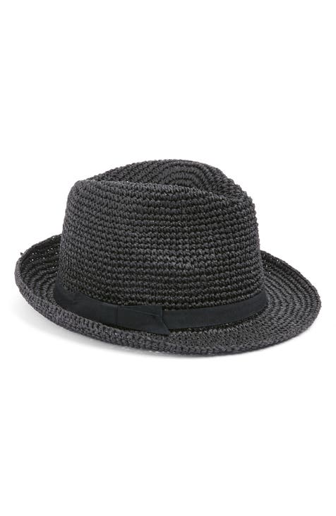 Men's Black Fedoras & Panama Hats | Nordstrom