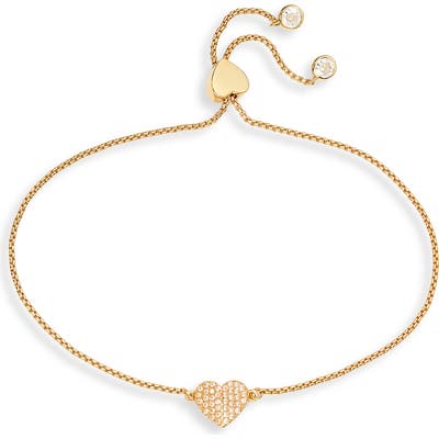 Kate Spade New York Hear To Heart Pave Slider Bracelet