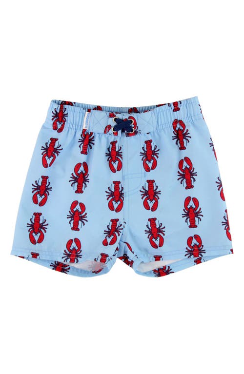 Ruggedbutts Kids' My Little Lobster Print Swim Trunks In My Little Lobster