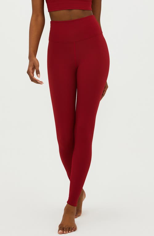 BEACH RIOT BEACH RIOT PIPER TEXTURED LEGGINGS 