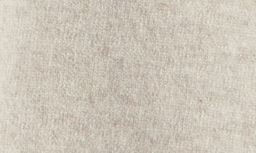 Lafayette 148 New York Double Knit Cashmere Zip Hoodie In Taupe Melange