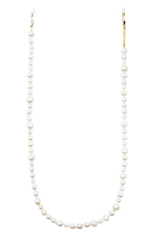 FRAME CHAIN Pearl Queen Pearl Eyeglass Chain in Yellow Gold