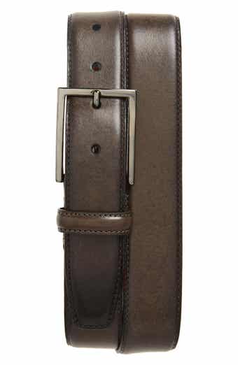 MCM Claus Nordstrom Visetos Pebbled Leather Adjustable Reversible M Buckle  Belt