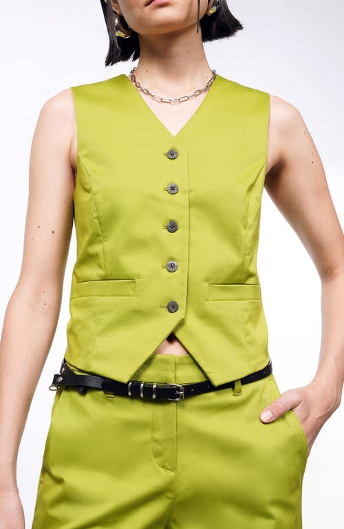 WILDFANG The Essential Vest in Pickle 